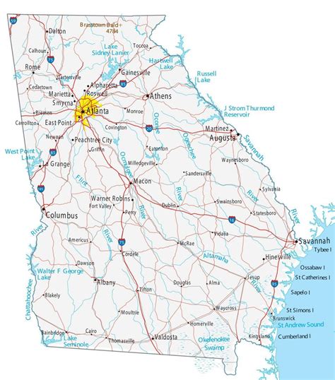 ga city map.